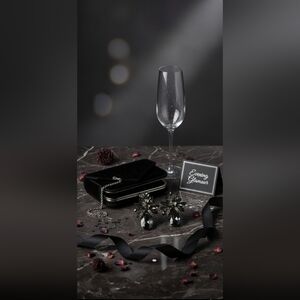 Midnight Bloom Black Floral Clip On Earrings